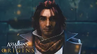 Assassin's Creed Origins - Ardyn summons Bahamut CUTSCENE (Final Fantasy Crossover) FFXV Easter Egg