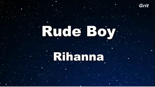 Rude Boy - Rihanna Karaoke 【With Guide Melody】 Instrumental