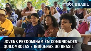 Quilombolas e indígenas com maior número de jovens do que a média brasileira | SBT Brasil (03/05/24)