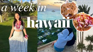 a week in hawaii | exploring oahu, hikes, good eats, and beach days