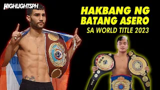 2023 HAKBANG NG BATANG "ASERO" PARA SA WORLD TITLE  |  ArAr Andales vs Wilfredo Mendez