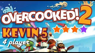 Overcooked 2 Kevin-5 4 stars 4 Player Co-op (Completed)