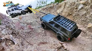 RC Toyota Land Cruiser LC80 To The Rescue | Cars Trucks 4 Fun