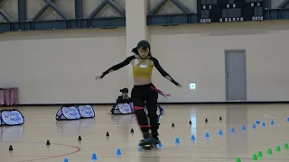 113年自由式輪滑國手選拔個人花樁成年女子組第一名邱映瑄