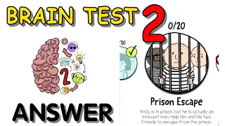 Brain Test 2: Tricky Stories Prison Escape Gameplay Walkthrough level 1 - 20