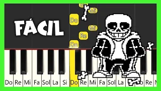 Megalovania - Undertale - TUTORIAL PIANO FÁCIL