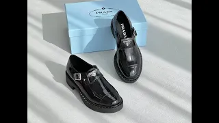 New arrival! UNBOXING PRADA  LEATHER LOAFERS BLACK