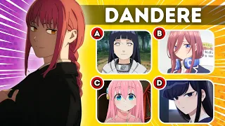 👧 Save Your Favorite ANIME GIRL for each "DERE" 🔥 Anime Quiz