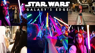 HUGE LIGHTSABER MEETUP at Star Wars: Galaxy’s Edge! (VLOG)