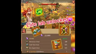 Lords Mobile 175$ pack Bus | Elite Labyrinth | Huge Gear Upgrade Mel's Account