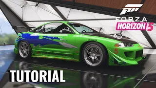 Forza Horizon 5 | Brian's Mitsubishi Eclipse Build Tutorial!