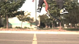 SKATEBOARD - WTF flat ground tricks by Robbyn Magby Slow Motion Part.3