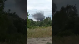 Пожар на трассе M5