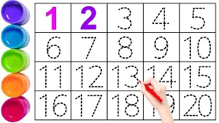 learning numbers, one two three four, counting numbers for kids,123 counting, 1 to 10, 1 to 20 - 140