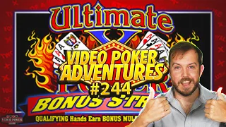 Deuces Wild Bonus Ultimate X Bonus Streak Today For Matt! Video Poker Adventures 244