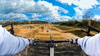 UNLOCKING NEW TRICKS AT THIS SICK DIRT JUMP PARK!!