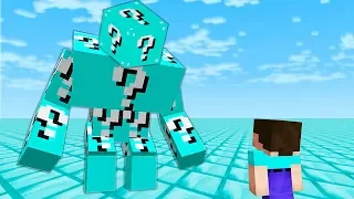 NOOB SURVIVAL in DIAMOND LUCKY BLOCK MUTANT WORLD in MINECRAFT!