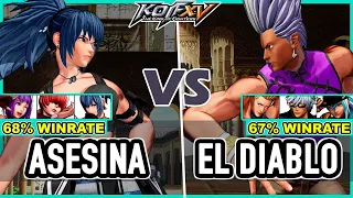KOF XV 🔥 Shermie Asesina (Leona/Shermie/Athena) vs El Diablo (Benimaru/K'/Isla)