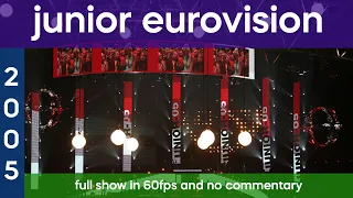 Junior Eurovision Song Contest 2005 - Hasselt, Belgium [60fps]