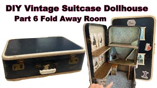 Part6 DIY Vintage Suitcase To Dollhouse Making A Room Out Of Nothing
