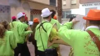 CHARANGA A TO PASTILLA TOCANDO EN LA DESPERTÁ CON FALLAS PALOS DE SAGUNTO EN FALLAS 2013