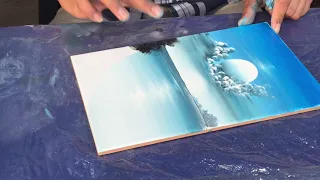 Cancun Finger Painting