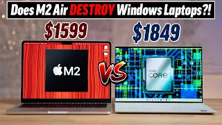 M2 MacBook Air vs XPS 13 Plus - The Results SHOCKED US! 🤯