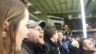 Spurs Chant 25.2.2016 Spurs vs Fiorentina - Tottenham White Hart Lane - Loudest Ever Singing!!!