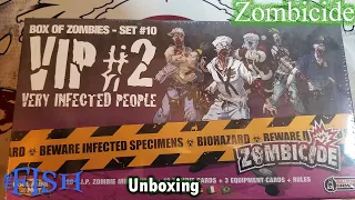 Zombicide: Box of Zombies #10 - VIP #2 Very Infected People Expansion Unboxing