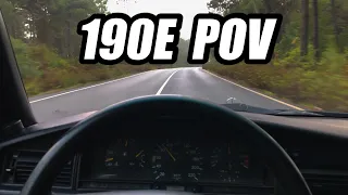 POV | 1991 Mercedes 190E 2.0 Sportline | Interior Review 1080p60