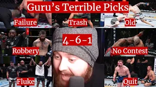 MMA GURU RAGES At His TERRIBLE PICKS During UFC Vegas 71!