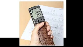 Moreup Digital Guitar Trainer with Screen, Portable Guitar Chord Trainer Fretboard Practice Tool fo