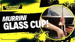 CUSTUM Murrini GLASS BLOWING rolled into a CUP!!!