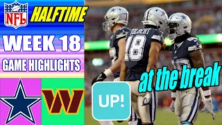 Dallas Cowboys vs Washington Commanders HALF TIME WEEK 18 (01/07/2024) | NFL Highlights 2023