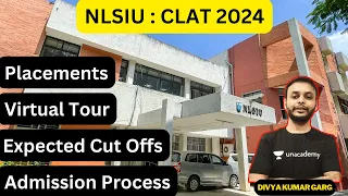 🔴All about : NLSIU | Campus Tour 2023 😱| Top National Law University | CLAT 2024