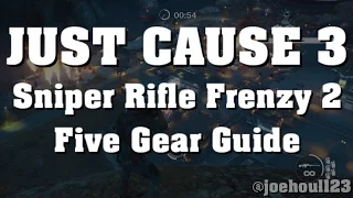 Just Cause 3 - Sniper Rifle Frenzy 2 - Five Gear Guide