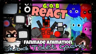 Skibidi toilet (Gacha) + Garten of Banban react to Skibidi toilet Fanmade Animation PART 3