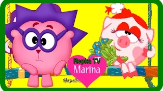 Нюш and  Ёж    ..(.на  Репка ТВ) Nyusha and Hedgehog fell out, but.. ( Turnip TV)