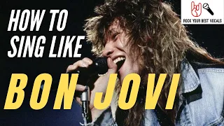 How To Sing Like Jon Bon Jovi | Living On A Prayer | Isolated Vocals Only | Analysis & Tutorial