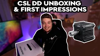 CSL DD First Impressions and Unboxing | By A Beginner Sim Racer!