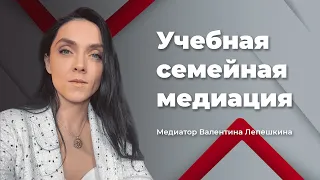 Учебная семейная медиация -  Валентина Лепешкина