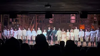 Hamilton UK Tour Curtain Call - Palace Theatre Manchester - Wednesday 6th December 2023
