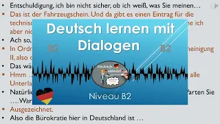 Dialoge B1 - B2 | Deutsch lernen durch Hören | 4 |