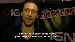 Comic Con: Tom Hiddleston (Loki) - The Avengers: Los Vengadores