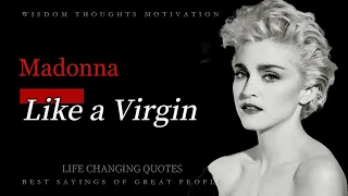 23 Life Lessons From Madonna （Fate Changing Quotes）