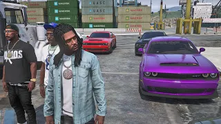 Demon Challenger Mopar Ride Out Part 2! #122 NRP (GTA 5 Nukem RP Civilian)