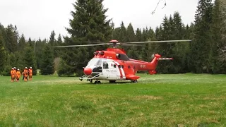 Heliswiss AS332 Super Puma Take Off