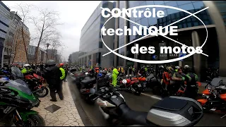 Manifestation CONTRE le contrôle technique des motos à Bruxelles !