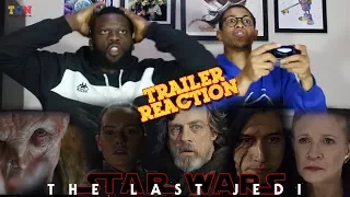 Star Wars The Last Jedi Trailer REACTION!!