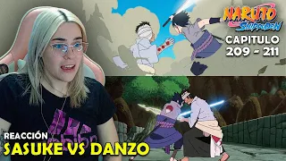 SASUKE VS DANZO | REACCIÓN A NARUTO SHIPPUDEN POR PRIMERA VEZ ( 209 - 211 )